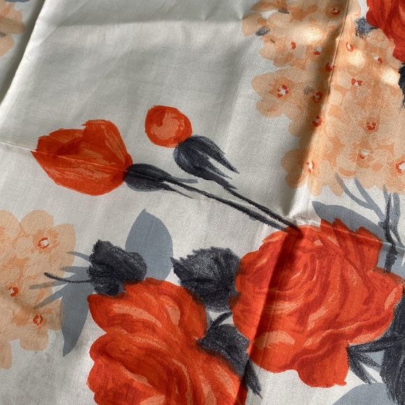 Vintage Lee Fashion Rayon Floral Print Scarf - Picture 3 of 7